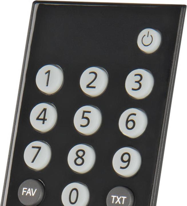 Produktbild Hama Universal-Fernbedienung für Grundig TVs, IR, lernfähig, leuchtende Tasten (Universal Fernbedienung, Infrarot)