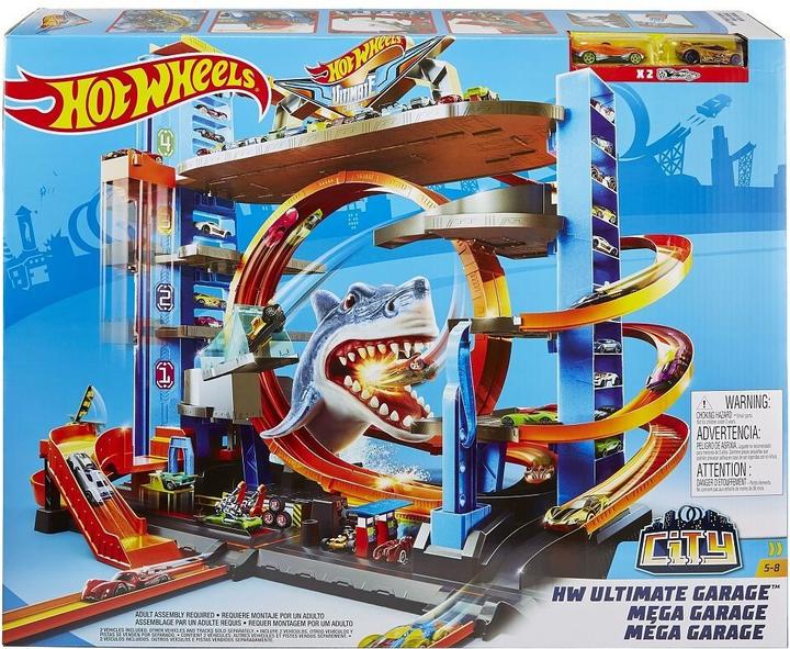 Produktbild Hot Wheels City Ultimative Garage mit Hai-Angriff