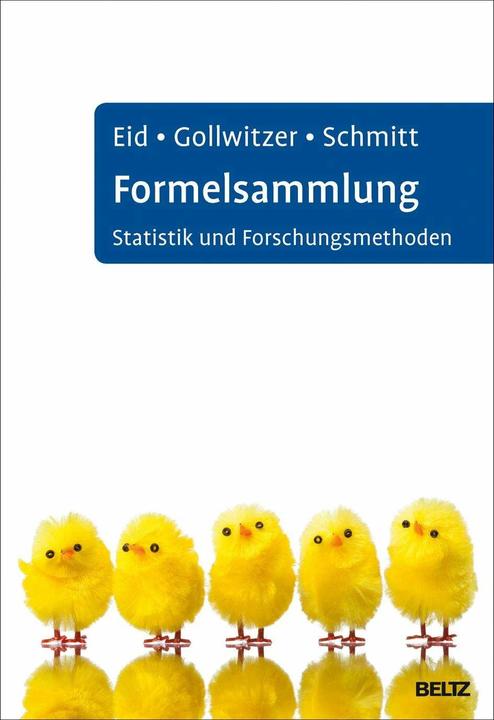 Image du produit Formelsammlung Statistik und Forschungsmethoden (Allemand, Mario Gollwitzer, Serment de Michael, Manfred Schmitt, 2016)