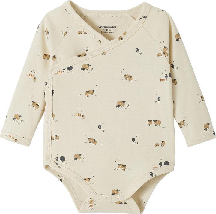 Produktbild Vertbaudet 5er-Pack Baby Wickelbodys aus Bio-Baumwolle Oeko-Tex (74)