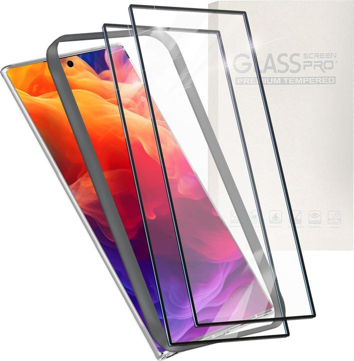 Produktbild Nalia 2x Schutzglas & 1x Applikator (2 Stück, Samsung Galaxy S24 Ultra)