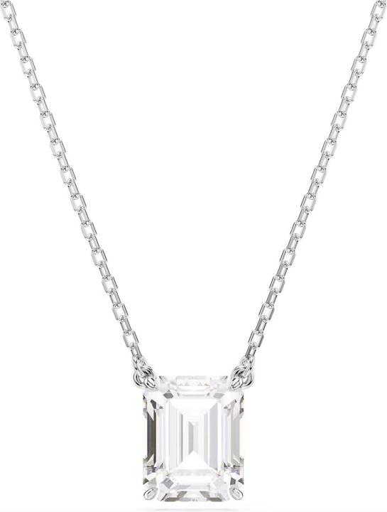 Produktbild Swarovski Stilla Halskette Oktagon Schliff Weiss (Swarovski Metall, 40 cm)