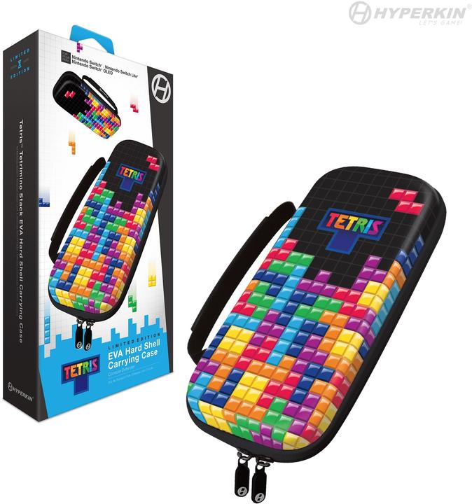 Actual product image Hyperkin Tetris Eva Hard Shell Carrying Case - Tetrimino Stack (Switch, Switch Lite, Switch OLED)