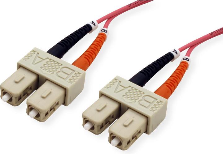 Actual product image EFB Elektronik Duplex Jumper SC/SC 50/125µ,3 Meter, ECOFIBER, OM3+,LSZH (LSOH, CAT7, 3 m)