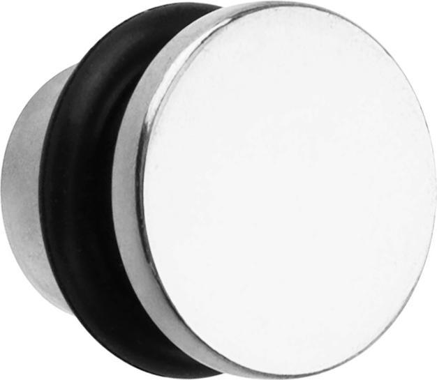 Produktbild Star Piercing Flachkopf Plug silber (Titan G23)