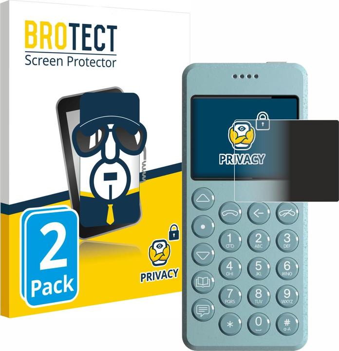 Actual product image BROTECT Anti-spy privacy film Blue light protection film (2 Piece, Point MP02)