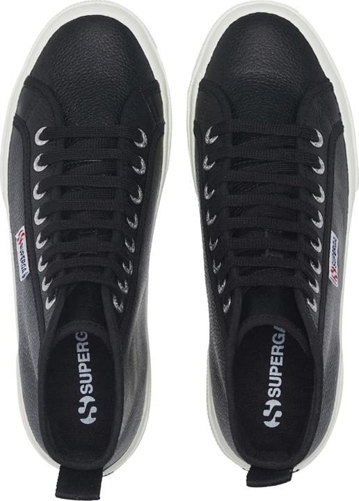 Actual product image Superga Unisex Adult 2750 Tumbled Leather Mid Cut Trainers (43)