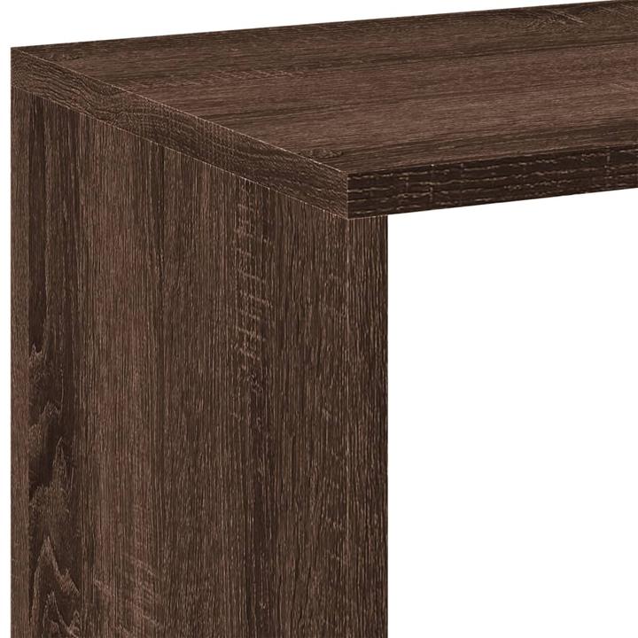 Produktbild VidaXL Bücherregal Raumteiler Wandregal Standregal Regal Braun Eichen-Optik