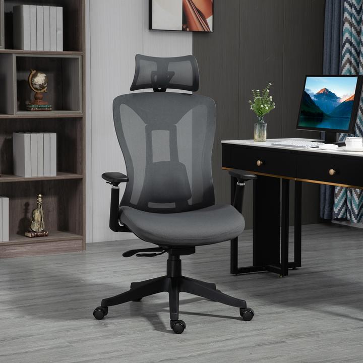 Image du produit Vinsetto Chaise de bureau avec appui-tête réglable