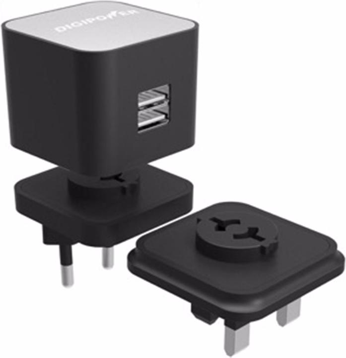 Produktbild DigiPower Dual USB Charger Schwarz (16 W)