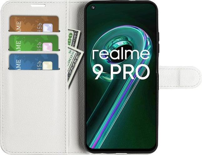 Image du produit MU Classic Série de couvertures de livre en cuir Litchi (Realme 9 Pro)