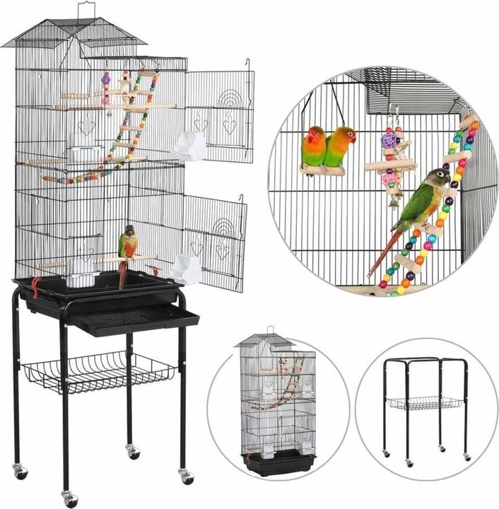 Produktbild Jamb Vogelkäfig mit Spielzeug