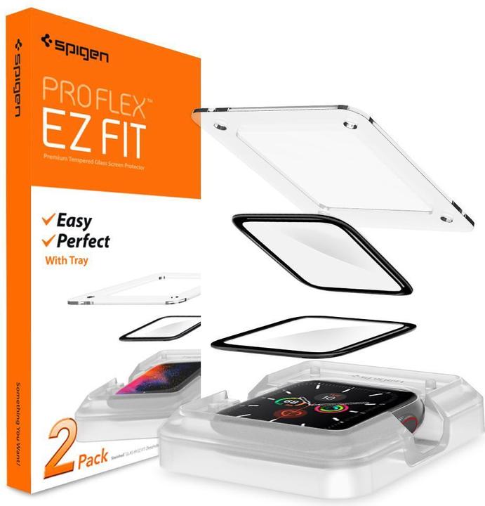 Immagine prodotto Spigen ProFlex EZ FIT Apple Watch 4/5/6 /SE 40mm AFL01219 Szkło Hybrydowe