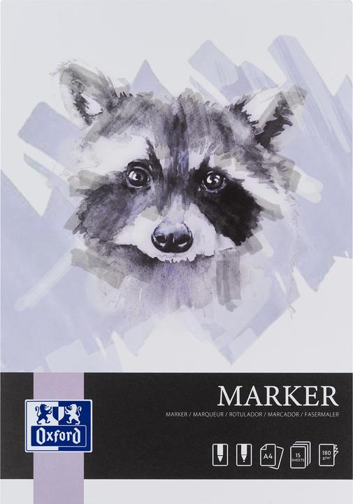 Produktbild Oxford Markerblock (A4, Blanko, Weicher Einband)