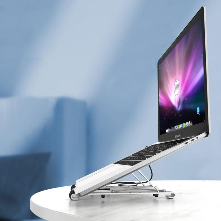 Produktbild Choetech stand multifunctional station for laptop PD / USB-C HDMI (4K / 30Hz) / 2xUSB-A / 1xUSB-C / (USB-C, 7 Ports)