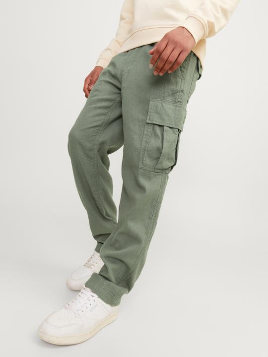 Actual product image Jack & Jones Jpstbill Jjnate Linen Blend Cargo Jnr (170)