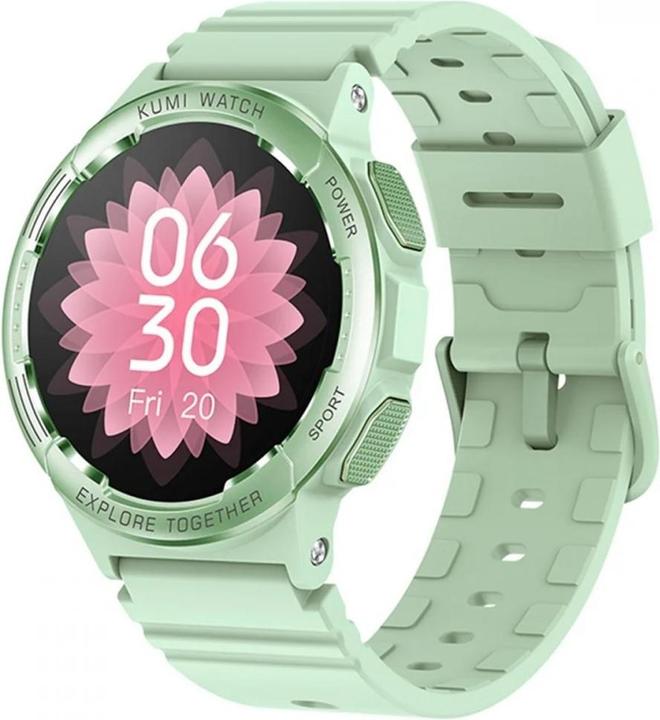 Actual product image Kumi K6 Smartwatch Green
