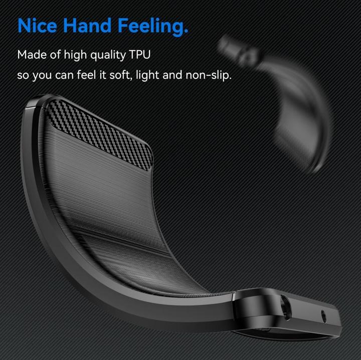 Immagine prodotto Screenguard Xiaomi Redmi Note 12 Pro 5G Cover Carbonio spazzolato Soft TPU (Xiaomi Redmi Note 12 Pro 5G)
