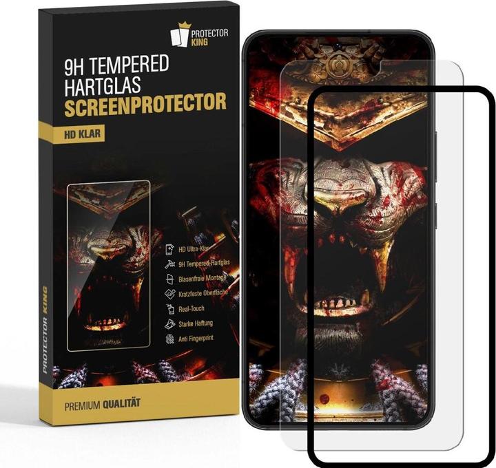Actual product image Protectorking 1x real tempered 9H armoured glass 3D CLEAR (1 Piece, Huawei P8)
