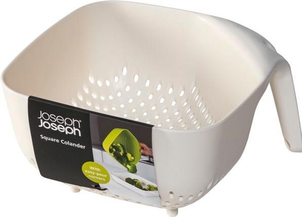 Actual product image Joseph Joseph Colander square, stackable, large, white, 19x20.5x11.4 cm (19.10 cm)