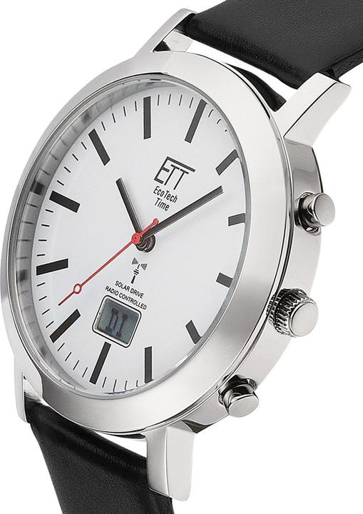Produktbild ETT EGS-11577-11L Herrenuhr Solar Funkuhr 41mm 5ATM (Funkuhr, 41 mm)