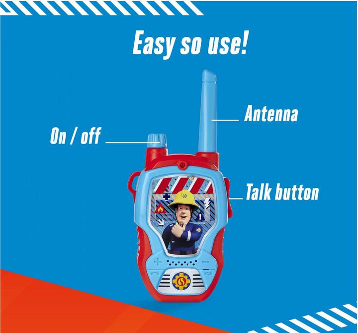 Produktbild Dickie Feuerwehrmann Sam Walkie Talkie (0.10 km)