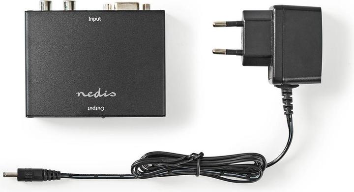 Immagine prodotto Nedis Convertitore HDMI T VGA femmina / 2X RCA femmina HDMIT Uscita 1-Way 1080p 1.65 Gbps Alluminio An