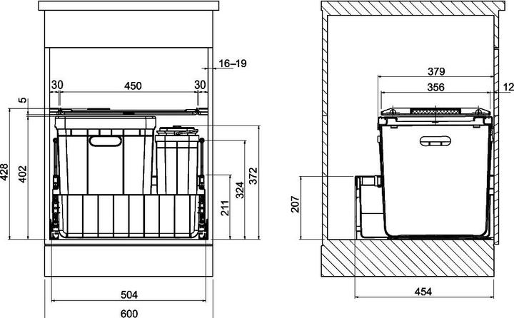 Immagine prodotto Franke Spazzatrice -Sorter Serie 300 R Composta (40 l)