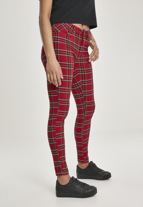 Produktbild Urban Classics Ladies Skinny Tartan Pants (27)