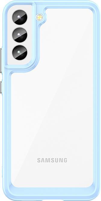 Actual product image Hurtel Outer Space Case for Samsung Galaxy S23 cover with a flexible frame blue (Samsung Galaxy S23+)