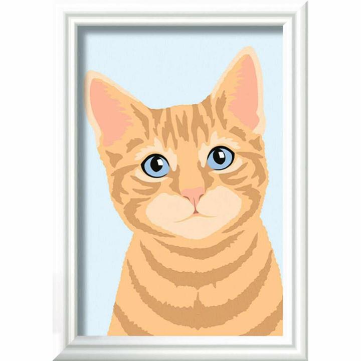 Produktbild Ravensburger Malen nach Zahlen 23756 - Niedliche Katze - Kinder ab 7 Jahren