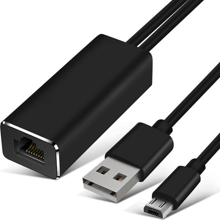 Image du produit Avizar Micro USB / RJ45 Adaptateur universel Ethernet 100Mbps