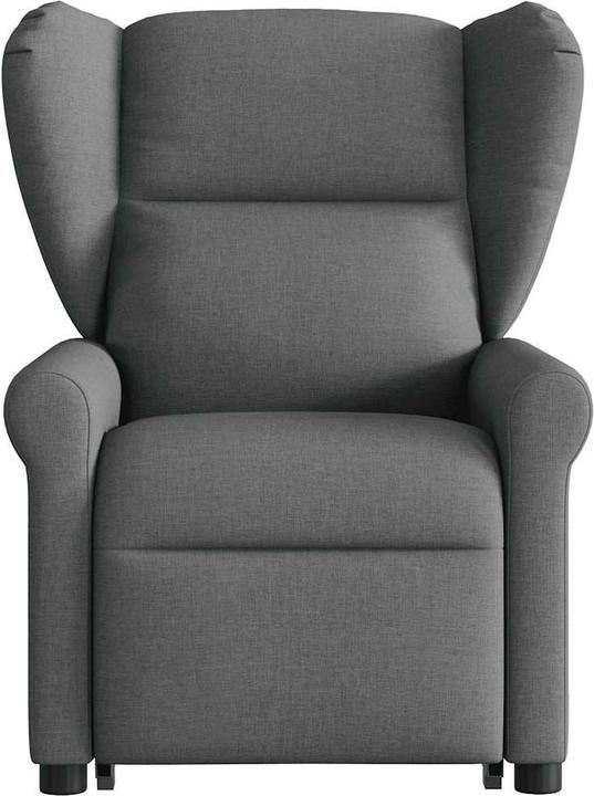 Produktbild VidaXL Elektrischer Massagesessel mit Aufstehhilfe Dunkelgrau Stoff