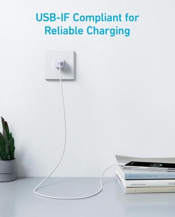 Produktbild Anker CABLE 322 USB-A A USB-C 0,9M BLANCO (0.90 m)