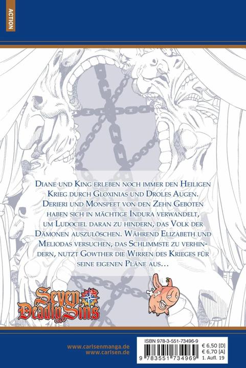 Image du produit Seven Deadly Sins 26 (Allemand, Suzuki Nakaba, 2019)