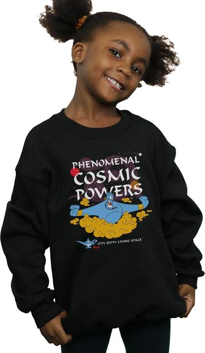 Actual product image Disney Girls Aladdin Genie Phenomenal Cosmic Powers Sweatshirt (116)