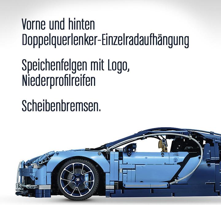 Actual product image LEGO Bugatti Chiron (42083, LEGO Technic, LEGO Rare Sets)