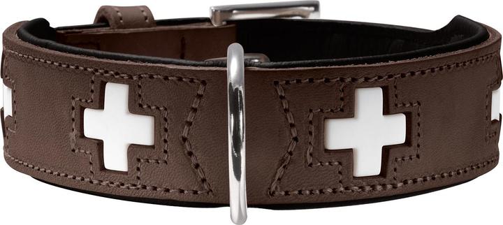Produktbild Hunter Halsband Swiss Echtleder (M, Hund, Allgemein)