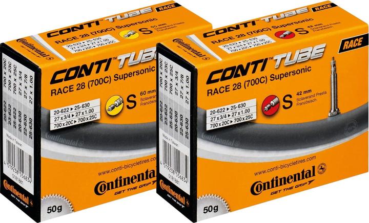 Actual product image Continental Race Supersonic (Presta (SV), 28", 60 mm)