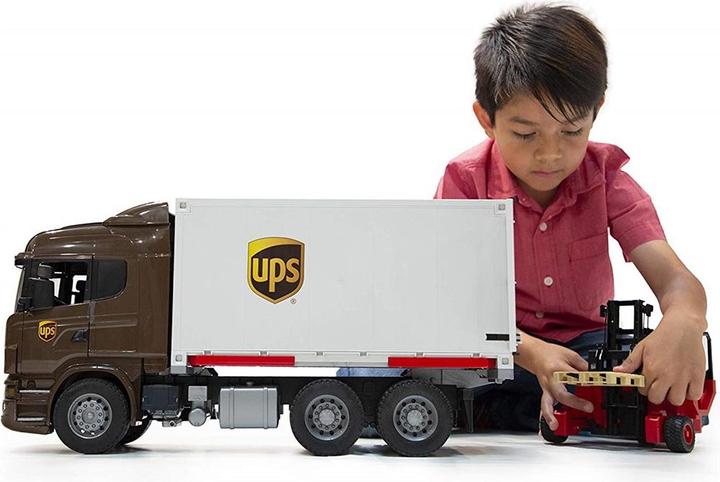 Image du produit Bruder Camions logistiques Scania de la Série R pour UPS