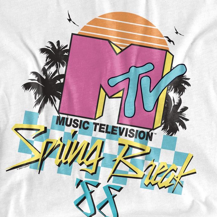 Actual product image MTV Unisex Adult Spring Break Checkerboard T-Shirt (XL)