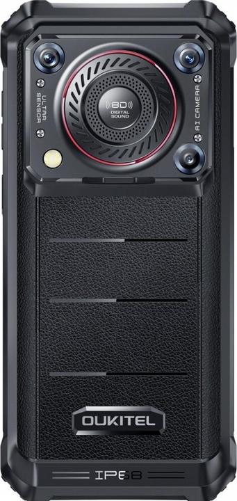 Immagine prodotto Oukitel WP36 8/128 10600 mAh - Smartphone schwarz (128 GB, Nero, 6.54", Doppia SIM Ibrida, 13 Mpx, 4G)