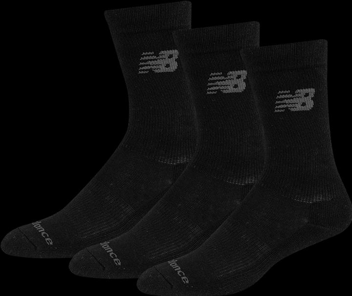 Actual product image New Balance NB PF Cotton Cushioned Crew Socks 3 Pair (pack of 3, S)