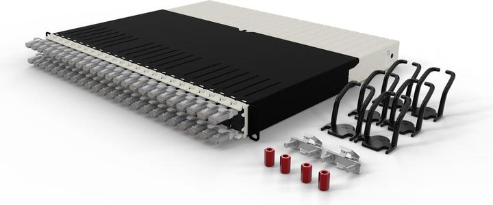 Actual product image PATCHBOX Patchbox.one / 8RU / Cat 6A, UTP, 0.8 m