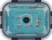 Immagine prodotto Quttin Lunch box rettangolare con coperchio vuoto 21x16,1