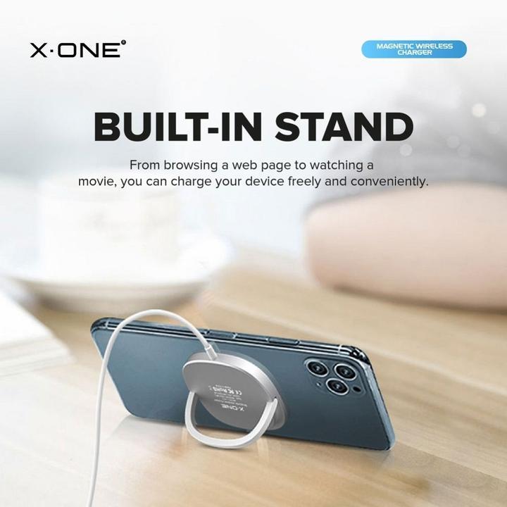 Immagine prodotto X-One Dock station Magnetic Wireless Charger Stand compatible with MagSafe 15W (15 W)