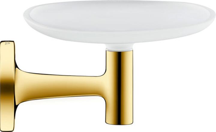 Polished gold, Mat white