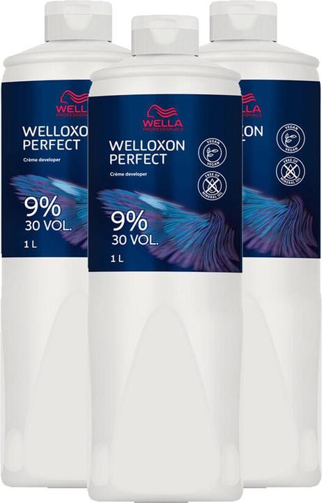 Produktbild Wella Welloxon Perfect Creme Developer 3er Set 9 % - 30 Vol.