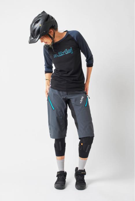 Produktbild dirtlej Trailscout Shorts Waterproof Ladies, blau/türkis, L (L)