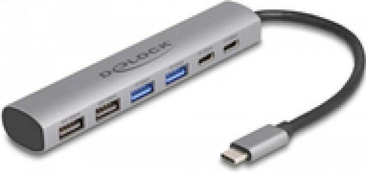 Delock USB Hub (USB-C, 6 Ports)